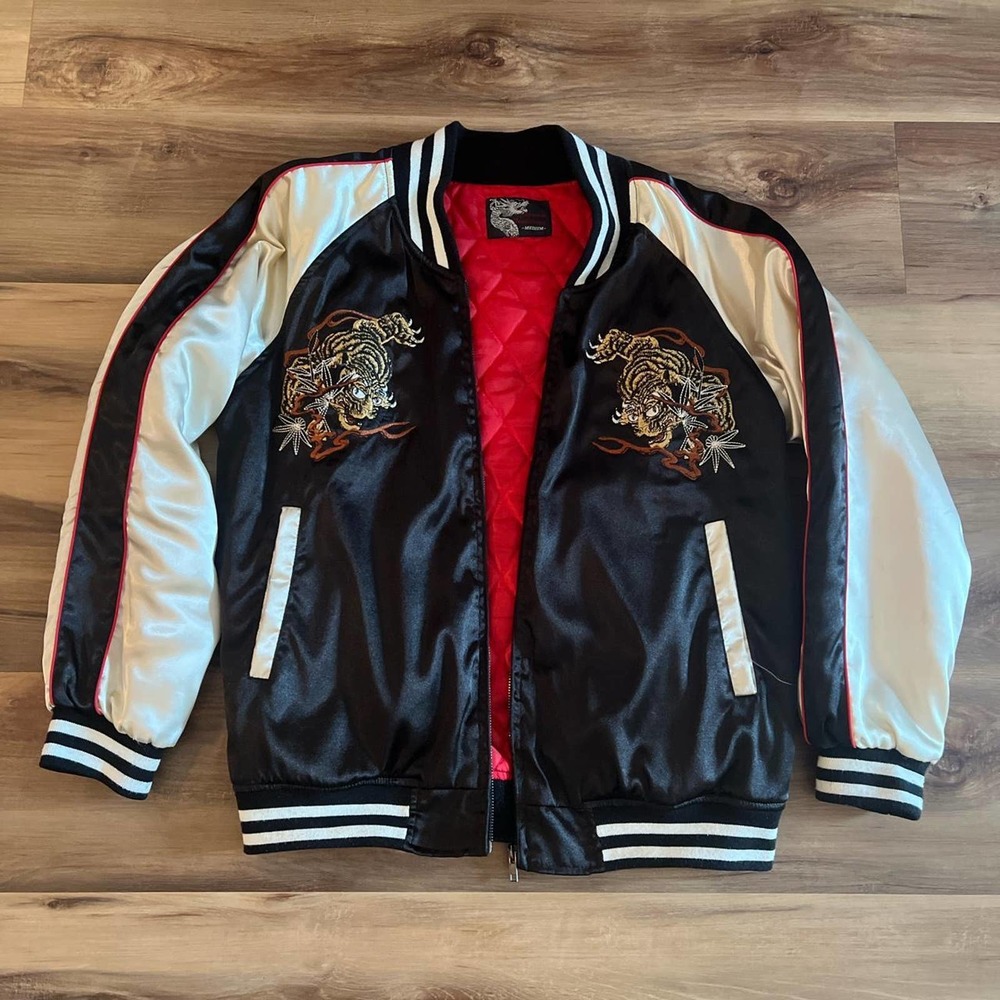 Japanese satin sukajan tour jacket